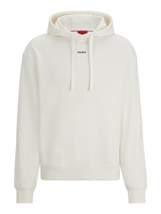 Hugo Boss Men's Sweatshirt with Hood White