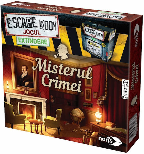 Board Game Escape Room - Misterul Crimei for 2-5 Players 16+ Years Old (RO) Noris