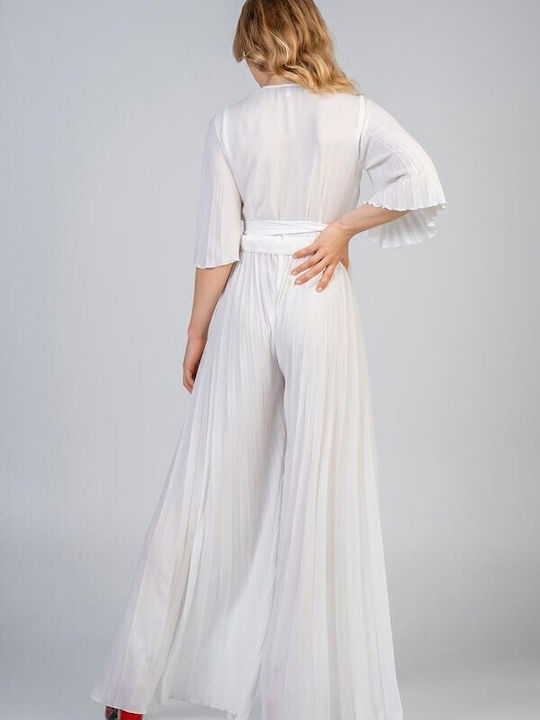 Damen Stoff Hose Weiß