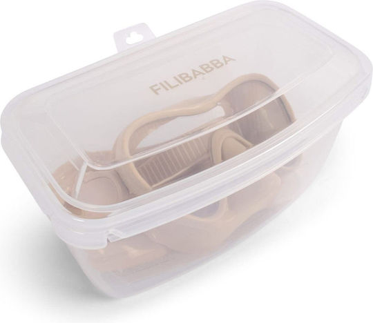 Filibabba Beige Silicone Diving Mask