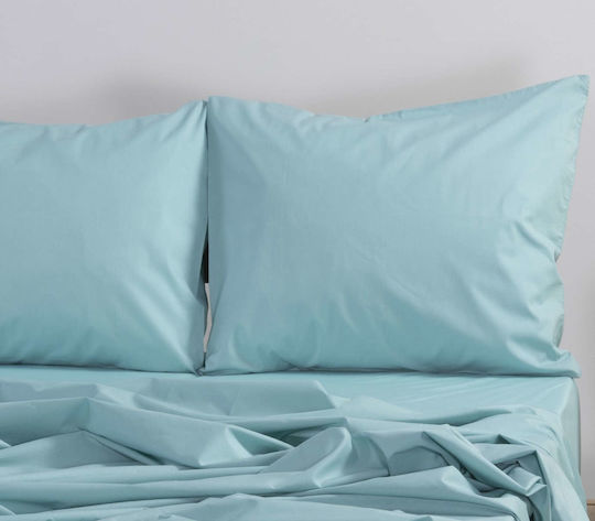 Nef-Nef Homeware Basic Сет Калъфки за Възглавници с корица за плик 728 Aqua 52x72см.