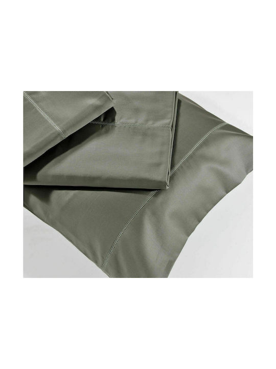 Down Town Home S250 Pillowcase Set with Envelope Cover 06 Anthracite 52x75cm.