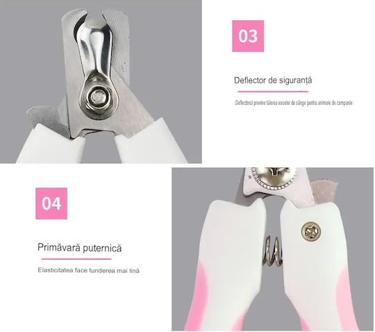 Onepet Pet Care Set Size Pieptene Mare pentru câini cu părul lung pentru Îngrijirea Blănii Fuchsia