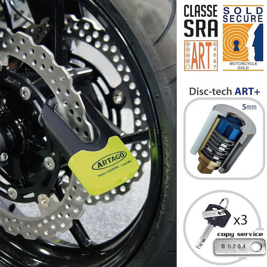 Artago Motorrad-Bremsscheibenschloss