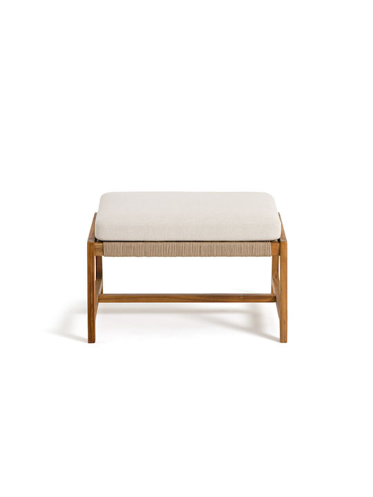 Ξύλινο Σκαμνάκι Μπεζ 60x68x42cm Ξύλινο Σκαμνάκι Μπεζ 60x68x42cm
