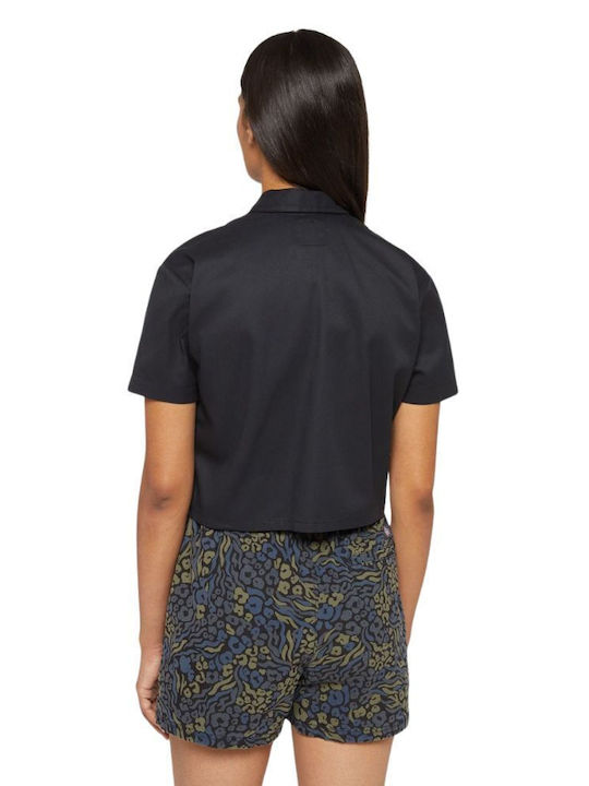 Dickies Shirt Langärmelig Damen Hemd Schwarz