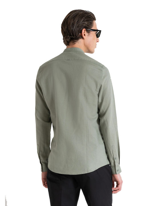 Antony Morato Men's Shirt Sage Green