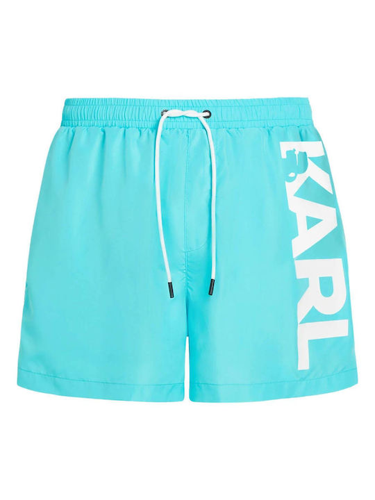 Karl Lagerfeld Herren Badebekleidung Shorts Turquoise