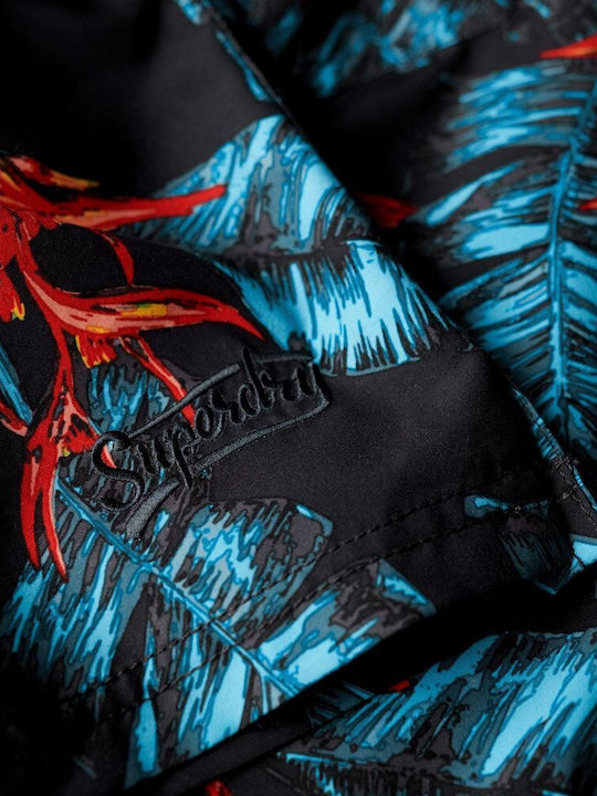 Hawaiian Ανδρικό Μαγιό Σορτς Dark Navy με Σχέδια