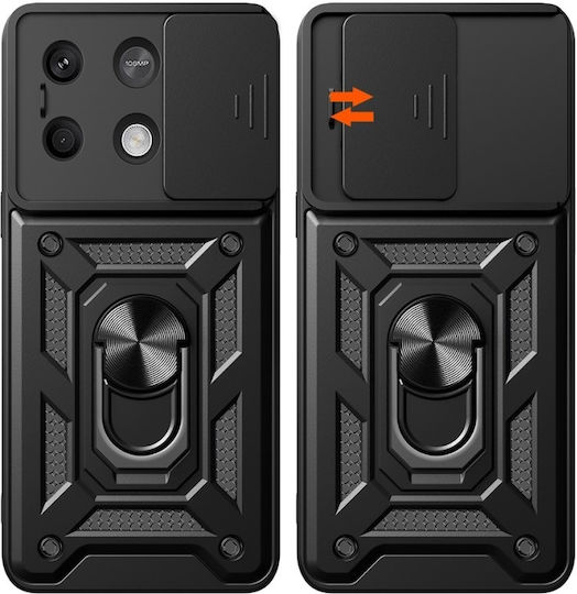 Back Cover Plastic / Silicone Black (Redmi Note 13 5G)