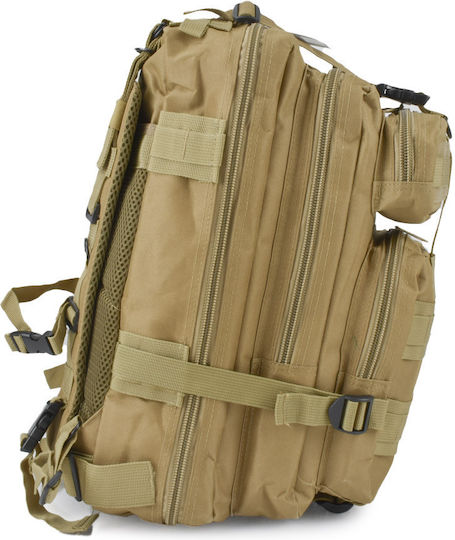 Mcan Military Backpack Backpack made of Polyester Brown 30lt