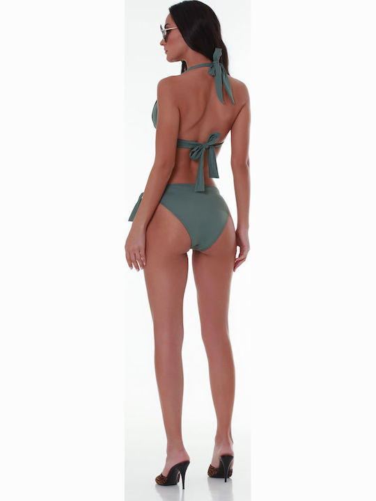 Slip Bikini cu Șnururi
