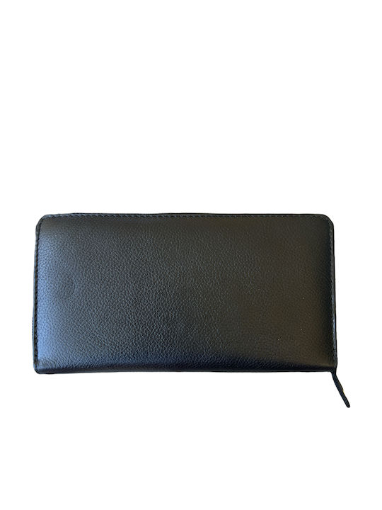 Large Leather Women's Wallet Classic with RFID Militare
