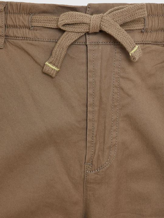Men's Cargo Elastic Regular Fit Dyed Cargo Trousers