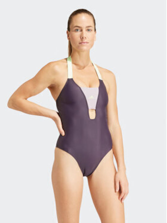 Performance Damen Badeanzug Lila