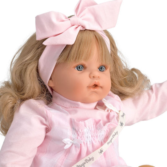 Magic Baby Doll Crying Susy Rosa Kleid mit langen Ärmeln