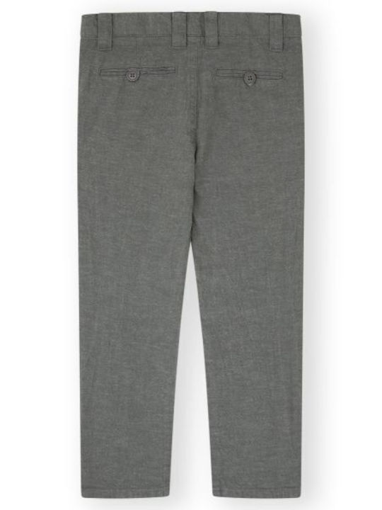 Canada House Kids Linen Trousers Grey