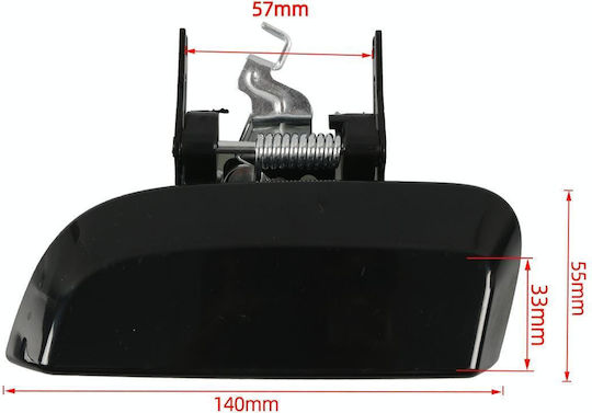 A7571-02 Car Right Rear Outside Handle 82606-zp50e Nissan Pathfinder R51 2005-2012