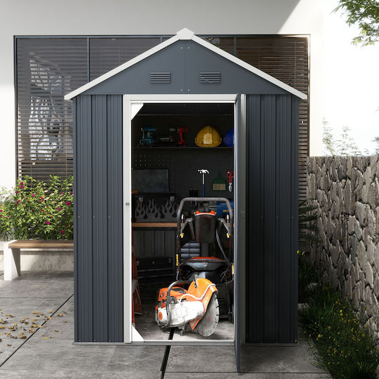 Metallische Gartenhaus Galvanisiert M2.59xP1.72xH2.22m