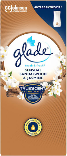 Glade Nachfüllpack für Sprühgerät Touch & Fresh mit Duft Sinnliches Sandelholz & Jasmin Glade