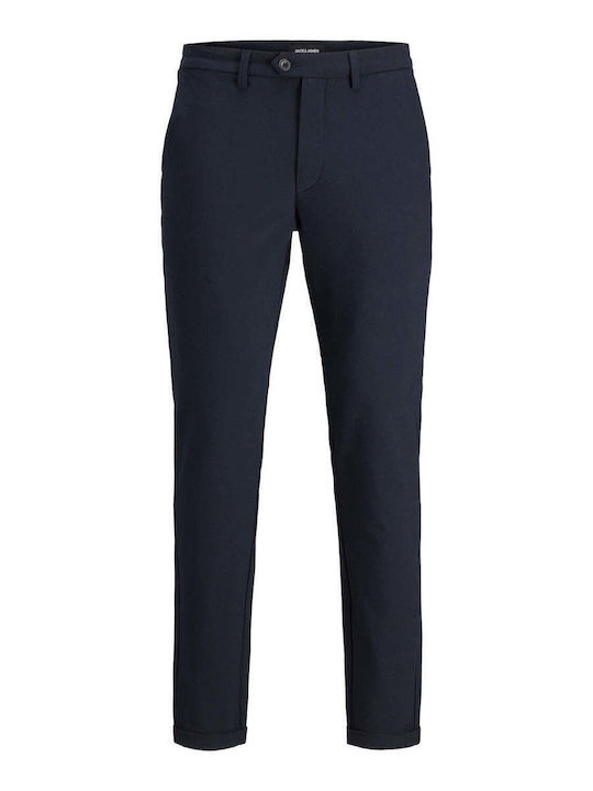 Trousers Elastic in Slim Fit Navy Blazer