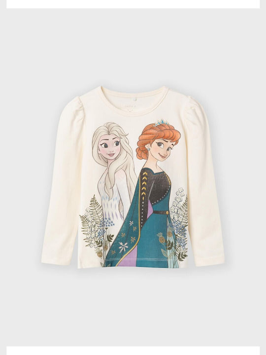 Kinder Shirt Langarm Helles Weiß