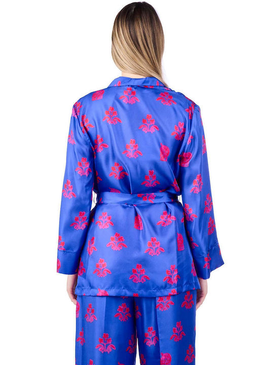 Beatrice Damen Kimono Blau