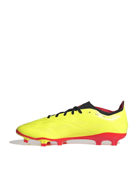 adidas Predator League Football Shoes with Cleats Team Solar Yellow 2 / Core Black / Solar Red