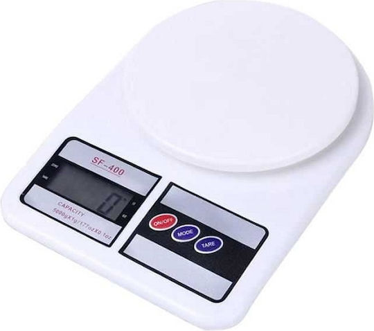Ψηφιακή Ζυγαριά Κουζίνας έως 7kg Λευκή