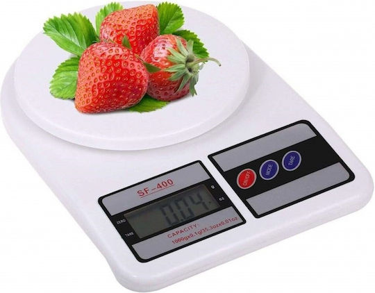 Ψηφιακή Ζυγαριά Κουζίνας έως 7kg Λευκή