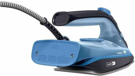 Braun Fier de Călcat cu Aburi 2400W cu Talpă Ceramică și Debit Continu de Abur 45g/min