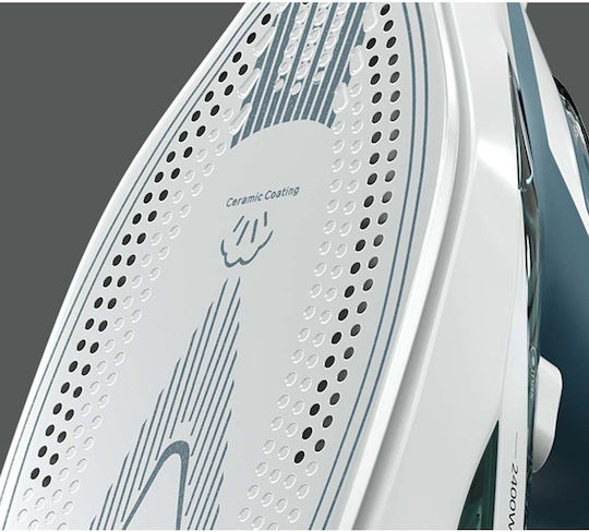 Tesla Steam Iron 2400W with Ceramic Plate and Continuous Steam Supply 25g/min