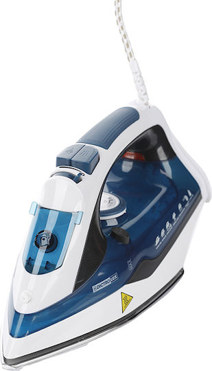 DictroLux Fier de Călcat cu Aburi 2200W cu Talpă din Oțel Inoxidabil
