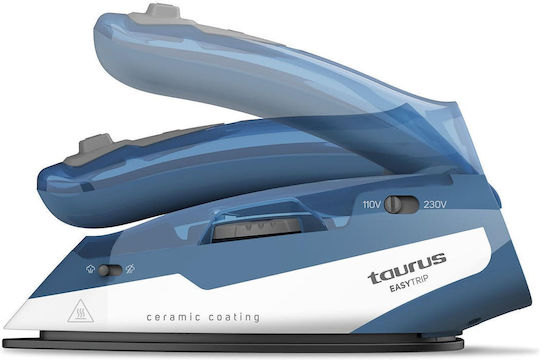 Taurus Easy Trip Σίδερο Ατμού 1000W με Κεραμική Πλάκα και Συνεχόμενη Παροχή 40gr/min