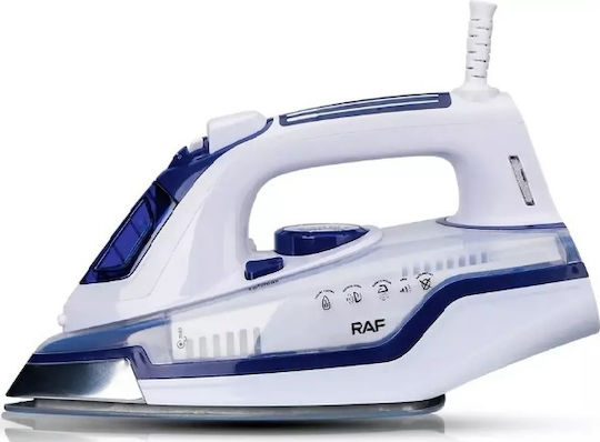 Raf Pro Heat Σίδερο Ατμού 2400W με Κεραμική Πλάκα και Συνεχόμενη Παροχή Ατμού 30gr/min