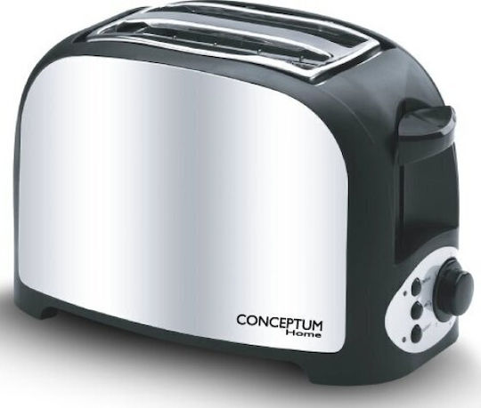 Conceptum CIX-TS601 1603.0001 Toaster 2 Slots 750W Inox