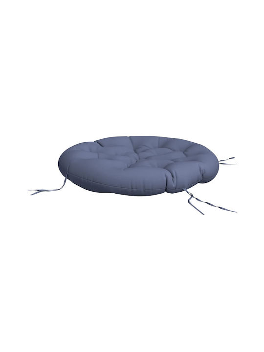 vidaXL Pernă Scaunului De Grădină Waterproof Rotund Albastru Marin 100x100cm