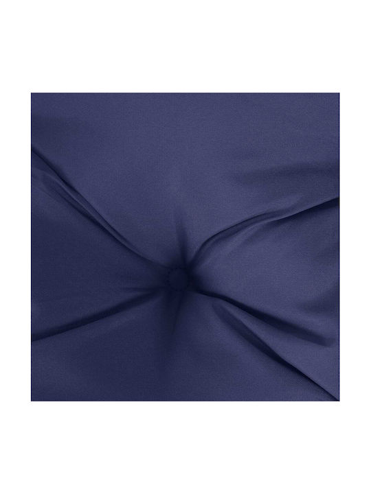 vidaXL Pernă Scaunului De Grădină Waterproof Rotund Albastru Marin 100x100cm