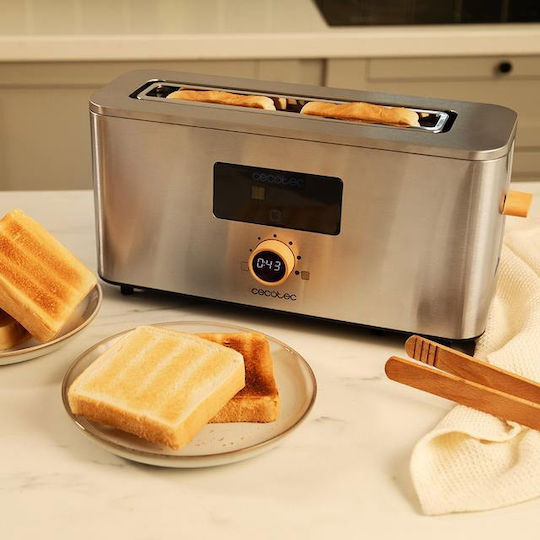 Cecotec Extra Prăjitor de pâine 2 sloturi 1000W Inox