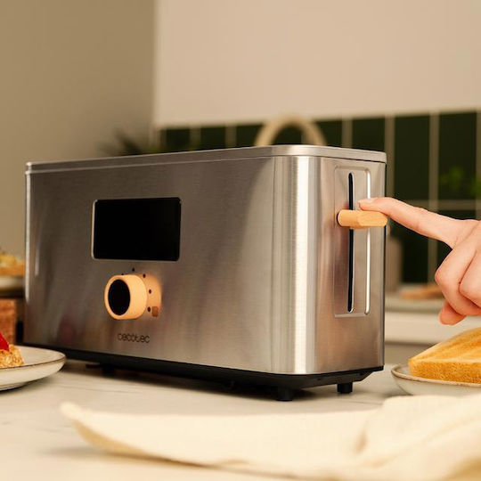 Cecotec Extra Prăjitor de pâine 2 sloturi 1000W Inox