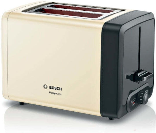 Bosch Тостер Двуместна 970W Бежов