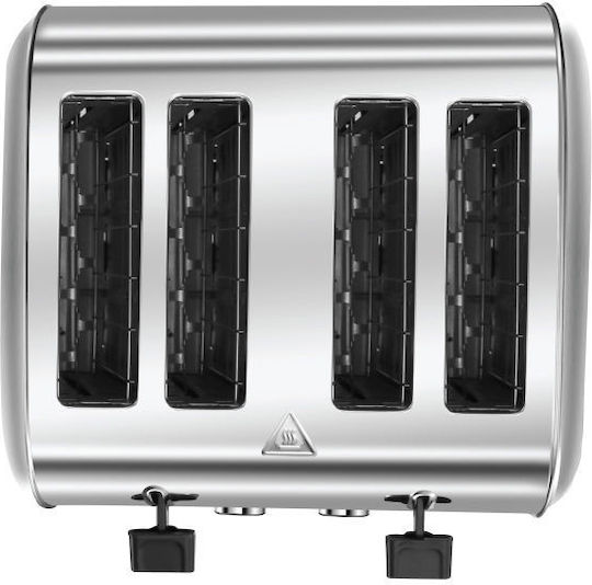 Primo PRST-40454 Toaster 4 Slots 1900W Inox