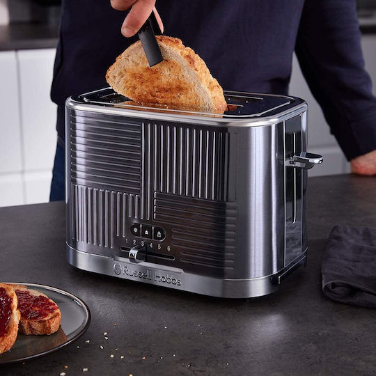 Russell Hobbs Toaster 2 Schlitze 1640W Gray