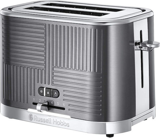 Russell Hobbs Toaster 2 Schlitze 1640W Gray