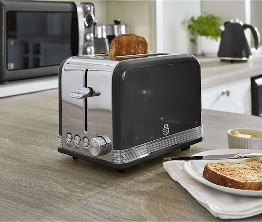 Swan ST19010BN Toaster 2 Schlitze 815W Schwarz