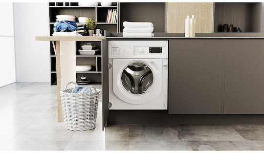 Hotpoint-Ariston Built-in Washing Machine 8kg 1400 Rounds BI WMHG 81485 EU