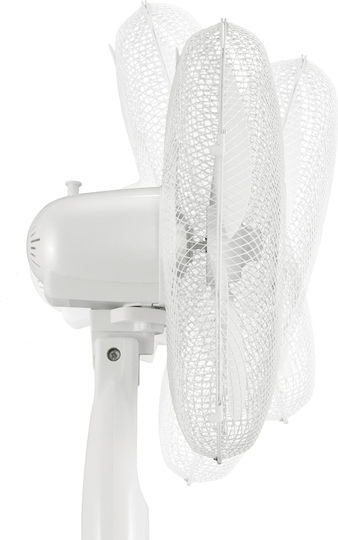 Telco Ventilator Sockel 45W Lüfterdurchmesser 40cm Weiß