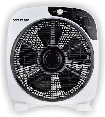 United UBF-697 Ανεμιστήρας Box Fan 50W Διαμέτρου 30cm