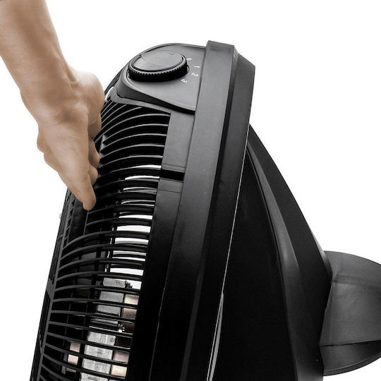 Muhler Floor Fan 80W Fan Diameter 50cm Black