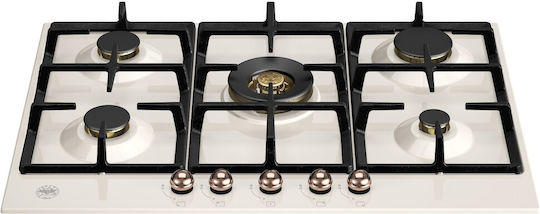 Bertazzoni Εστία Υγραερίου Αυτόνομη 75.2x52.2εκ. Μπεζ